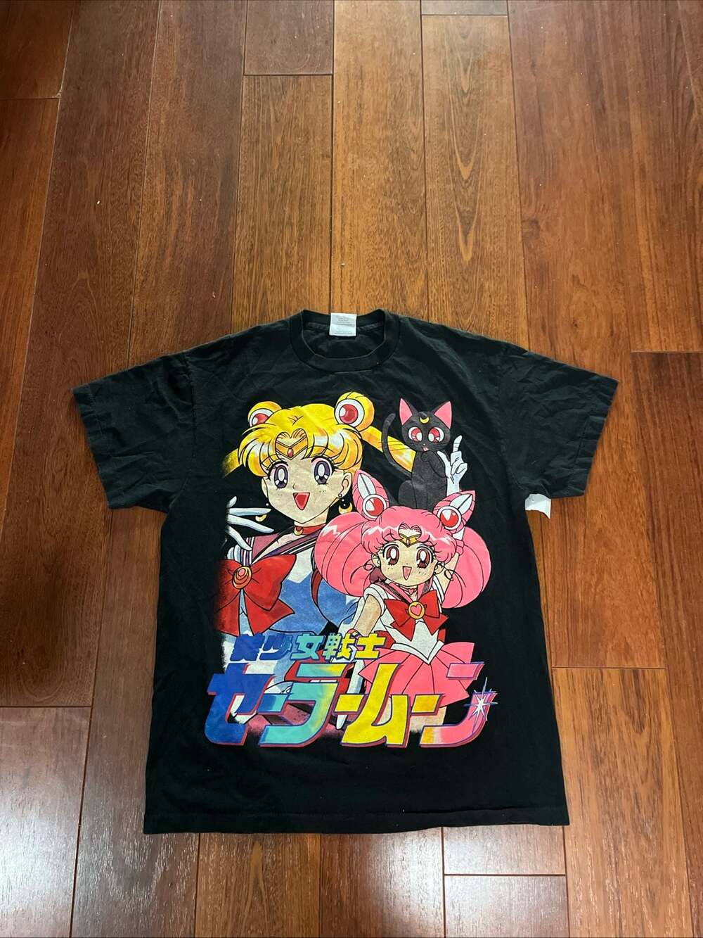 Vintage 90s Sailor Moon Usagi Chibiusa Luna Wild Oats Anime T-Shirt